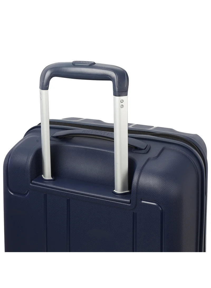 AMERICAN TOURISTER 79 cm / 29 inch Ellipso Suitcase, Check-In Size 79 cm / 29 inch, 4 Spinner Wheels, Hard Top, Polypropylene, Navy|Lightweight|Scratch Resistant Texture|TSA Lock - 3 Years International Warranty  | Best Price UAE