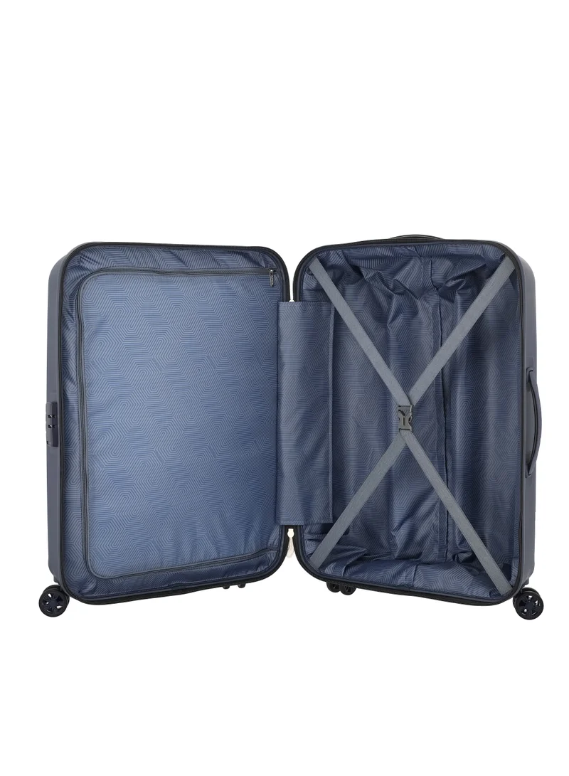 AMERICAN TOURISTER 79 cm / 29 inch Ellipso Suitcase, Check-In Size 79 cm / 29 inch, 4 Spinner Wheels, Hard Top, Polypropylene, Navy|Lightweight|Scratch Resistant Texture|TSA Lock - 3 Years International Warranty  | Best Price UAE