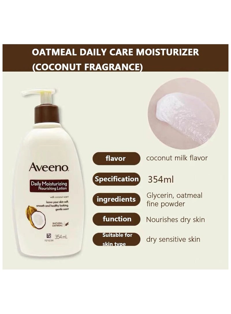 Aveeno Daily Moisturizing Nourishing Body Lotion + Skin Relief Moisturizing Lotion 354ml - Image 2