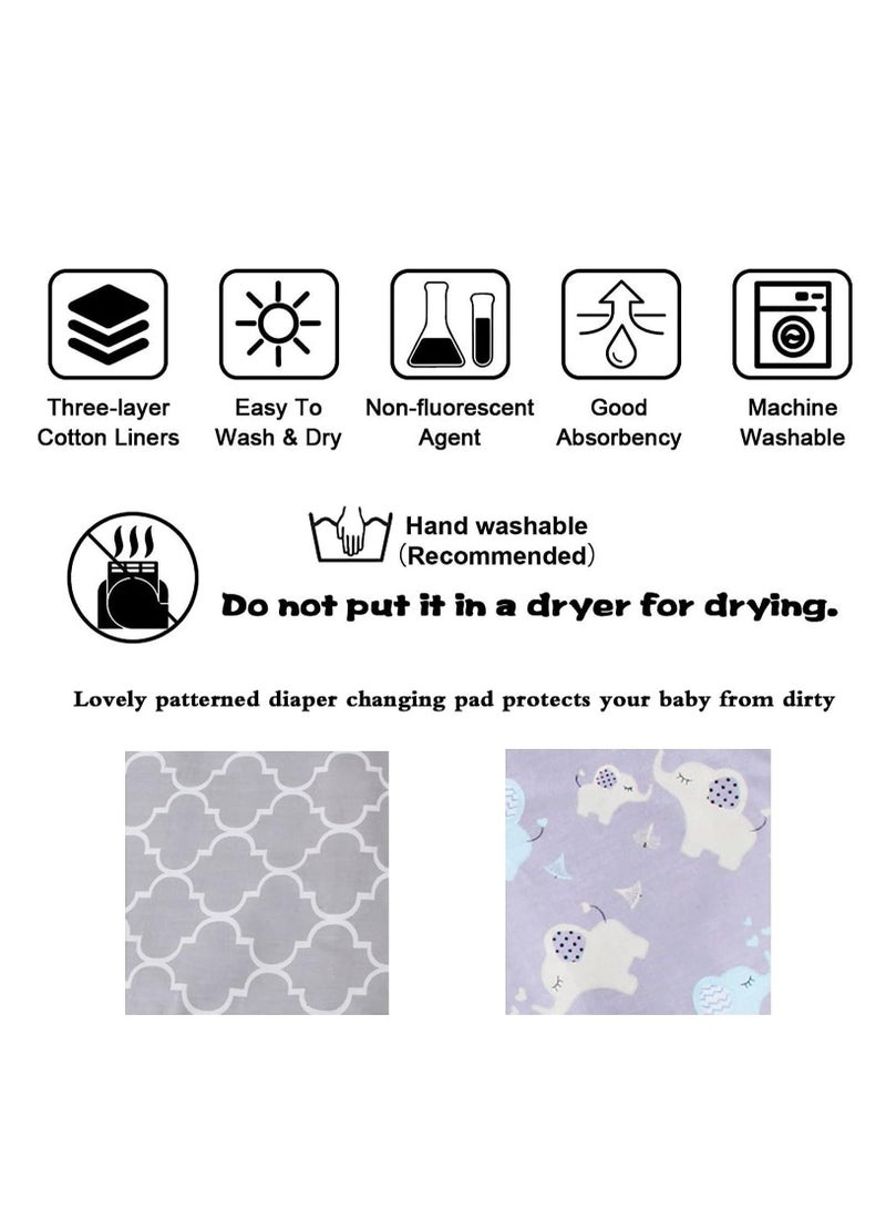 Gonice Replacing the pad for travel diapers - Replacing the lightweight pad for baby diapers - Baby dressing changer - Machine washable - Image 2