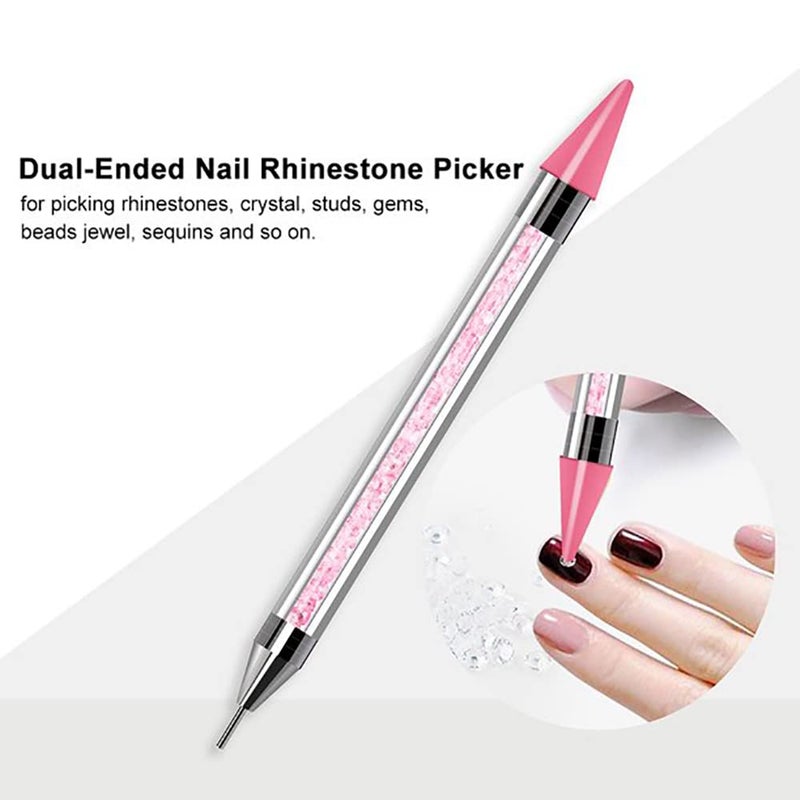 STORE 2508 Store2508 Rhinestone Picker Pen Tool DualEnded Diamond Painting Wax Pencil Gems Crystals Picker Pen Nail Art DIY Decoration Tool - Image 4