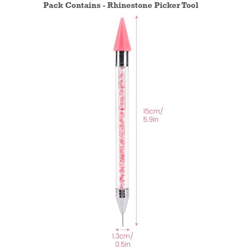 STORE 2508 Store2508 Rhinestone Picker Pen Tool DualEnded Diamond Painting Wax Pencil Gems Crystals Picker Pen Nail Art DIY Decoration Tool - Image 2