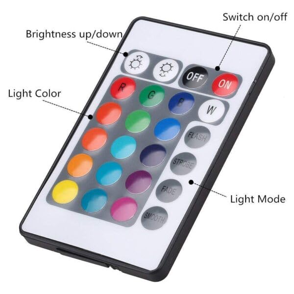 Generic HOL Brick Light DOB 50W RGB with Remote Control Raw Material 2 RGB 50W Brick DOB 1 Remote  - Image 4