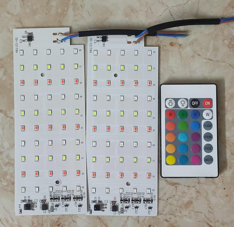 Generic HOL Brick Light DOB 50W RGB with Remote Control Raw Material 2 RGB 50W Brick DOB 1 Remote  - Image 2