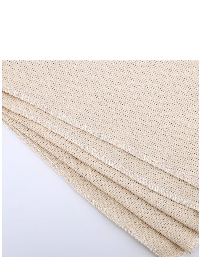 Punch Needle Fabric, Embroidery Fabric Monks Cloth for Punch Needle Embroidery Rug-Punch  Pinch Needle, 26.4 x 19.3Inch - Image 2