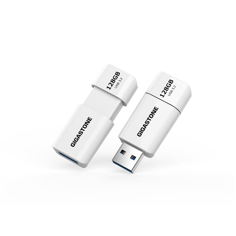 GIGASTONE 128GB Flash Drive 2 Pack Z60 USB 32 Gen 1 120MBs Ultra Fast Retractable Capless Slider Design Data Storage Backup for PCMacTVCar Audio USB 203031 Compatible - Image 2