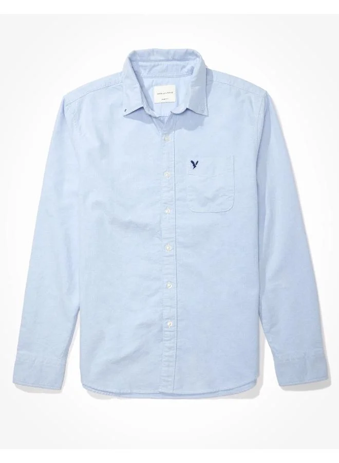American Eagle AE Classic Fit Oxford Button-Up Shirt