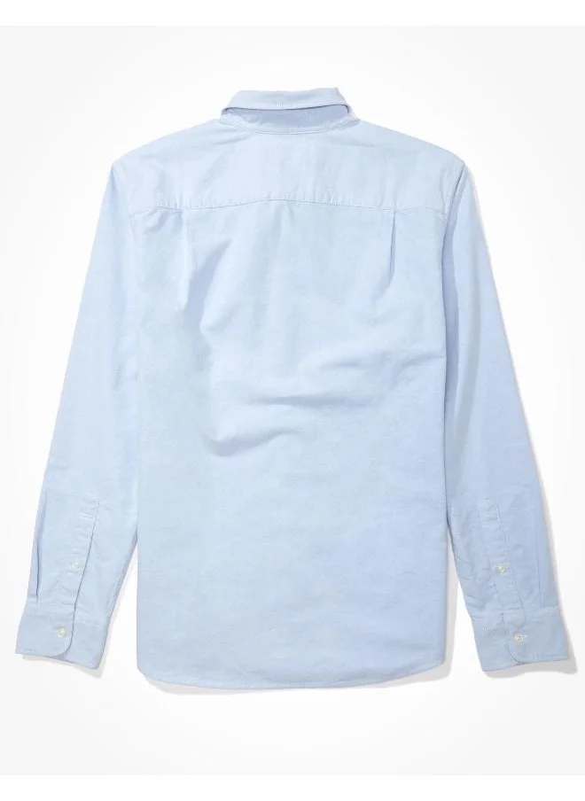 American Eagle AE Classic Fit Oxford Button-Up Shirt