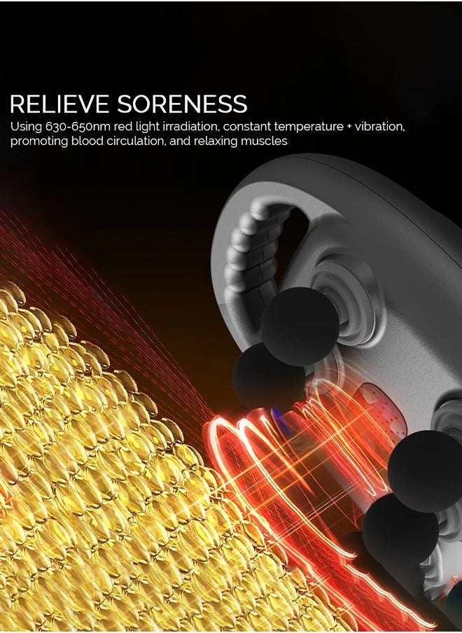 Fascia Massager 6 Heads Massage Gun Muscle Relaxation Electric Massager Body Massage Deep Tissue Muscle Relief Back Leg Neck