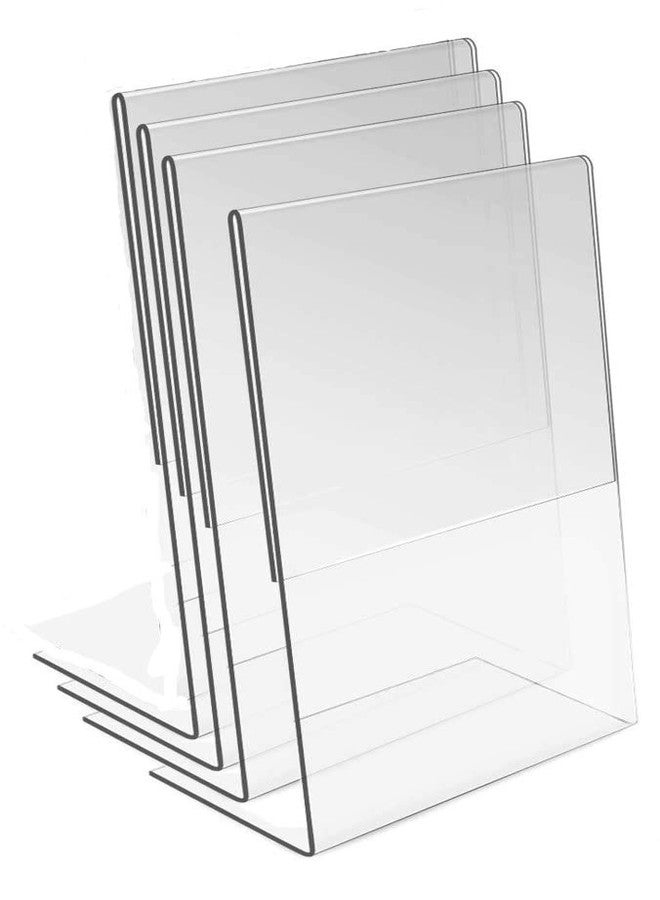 Om Shree Acrylic Sign Display Portrait 4 pcs (A6/102x148 mm, Clear 4X6 -inch) (4) - Image 1