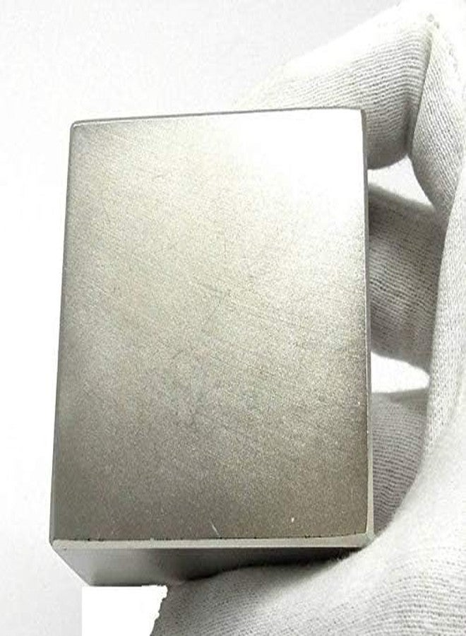 Nickel Coated Silver Block Shaped Magnet Size: 50mm x 50mm x 12.5mm for Adults, Students Projects & DIY Arts & Crafts - Image 3