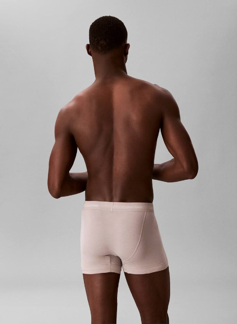 CALVIN KLEIN 3 Pack Trunks - Cotton Stretch - Image 4