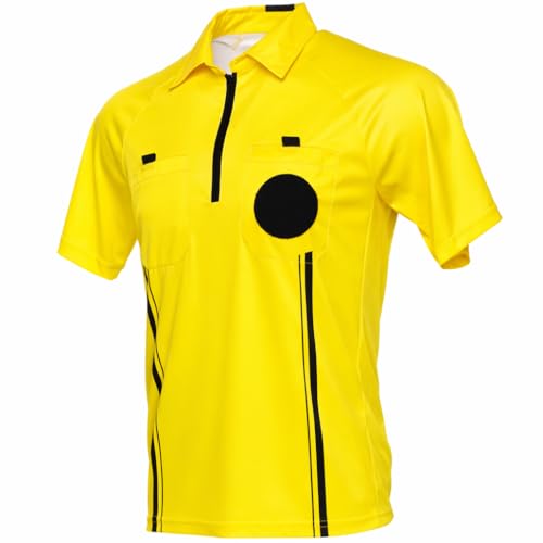 Murray Sporting Goods Yellow Soccer Referee Jersey | Men’s Official Pro Soccer Referee Shirt - Short Sleeve (Yellow, X-Small) - Image 4