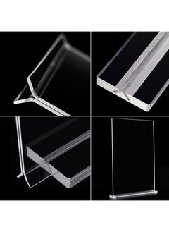 A5 Stand Table Stand Pack Of 5 Acrylic Sign Holder A5 T Stand Advertising Stand Menu Card Holder For Restaurants Menus Documents Office - pzsku/Z6D9F330EB392A76890A1Z/45/_/1740916765/535fc62c-10bd-4f8a-b76e-e7dc3abafb67