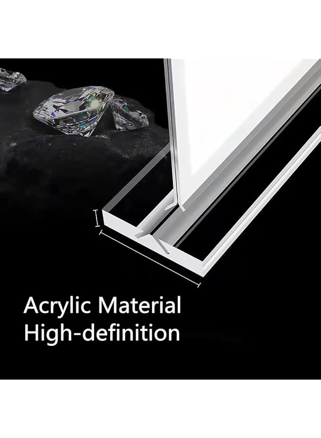 erorex A5 Stand Table Stand Pack Of 5 Acrylic Sign Holder A5 T Stand Advertising Stand Menu Card Holder For Restaurants Menus Documents Office - Image 5