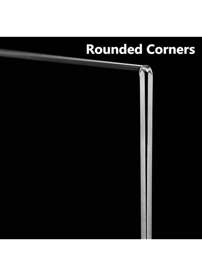 erorex A5 Stand Table Stand Pack Of 5 Acrylic Sign Holder A5 T Stand Advertising Stand Menu Card Holder For Restaurants Menus Documents Office - Image 4
