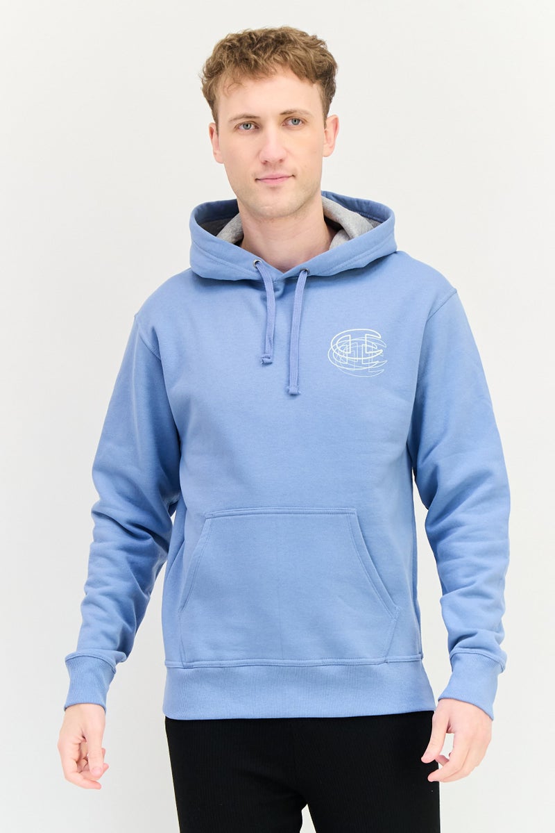 Champion Men Sportswear Fit Long Sleeves Outdoor Hoodie, Slate Blue - Image 1