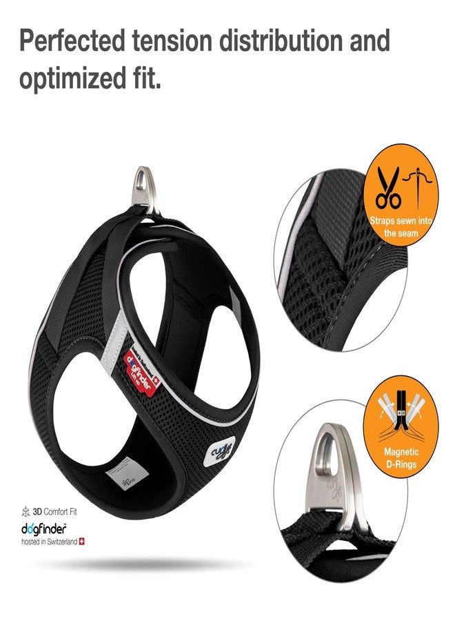 Curli Magnetic Vest Harness Air-Mesh Black 2XS - Image 2