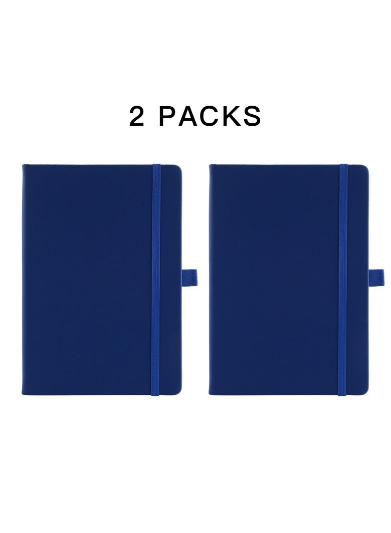 Generic [2-pack]A5 Classic Hard Cover Ruled Notebook 160 Pages, Lined Pages - Image 1
