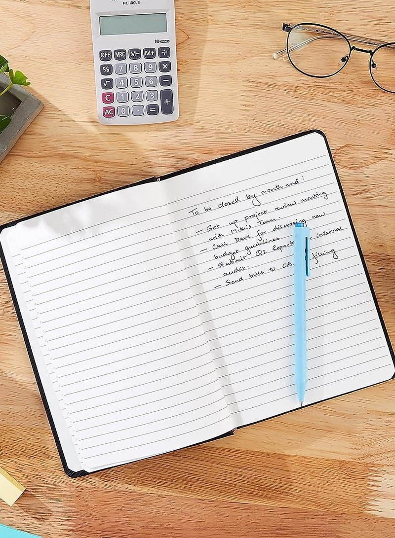 Generic [2-pack]A5 Classic Hard Cover Ruled Notebook 160 Pages, Lined Pages - Image 5