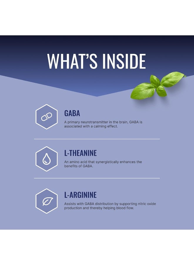 Approved Science كبسولات GABA + L-Theanine و L-Arginine للبالغين - Image 2