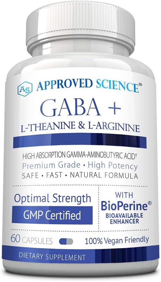 Approved Science كبسولات GABA + L-Theanine و L-Arginine للبالغين - Image 1