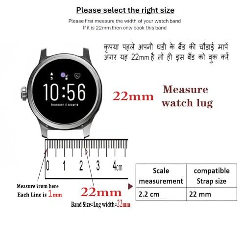 IIK COLLECTION 22mm Silicone Strap for Smart Watches|combo pack of strap Compatible with Noise, Fireboltt, Boat Xtend, Pebble, Boat, Boat Flash, Noise Color fit,Ultra Smart Watch & All Watches - Image 2