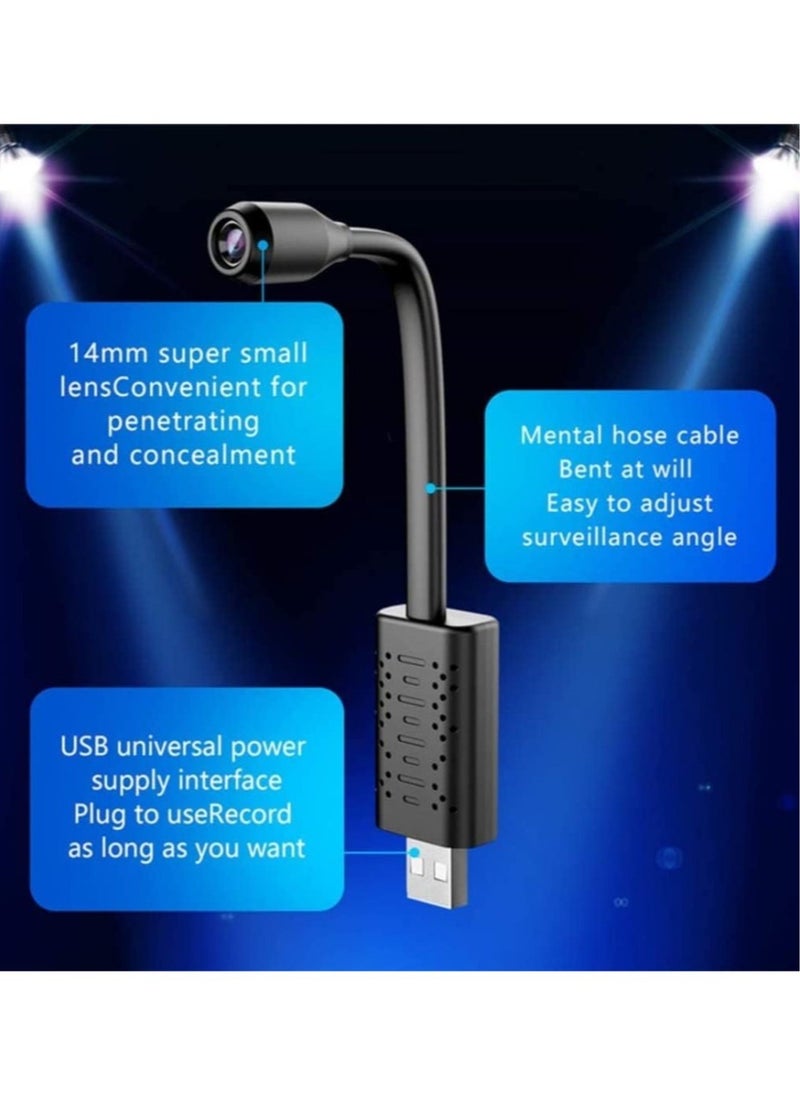 Portable Wifi Security Camera Smart Mini Wireless USB IP Camera Flexible 360 Degree Loop Video Motion Detection Camera