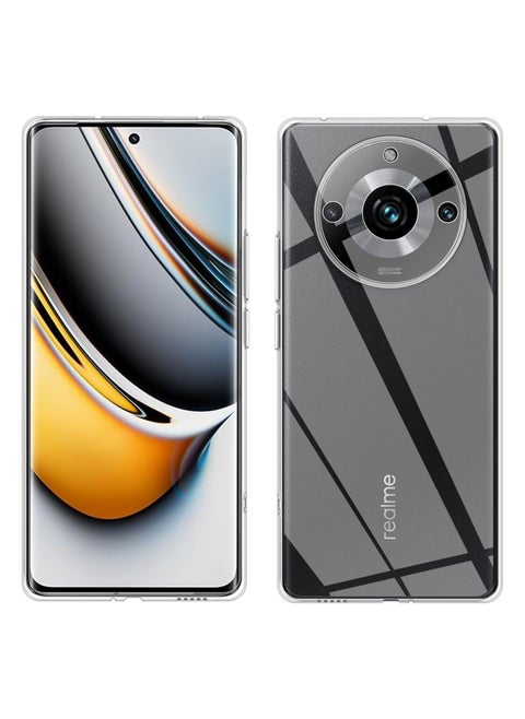 Realme 11 Pro Plus 5G/Realme 11 Pro 5G Clear Case Soft TPU Bumper Silicone Bumper Full Camera Protection Cover