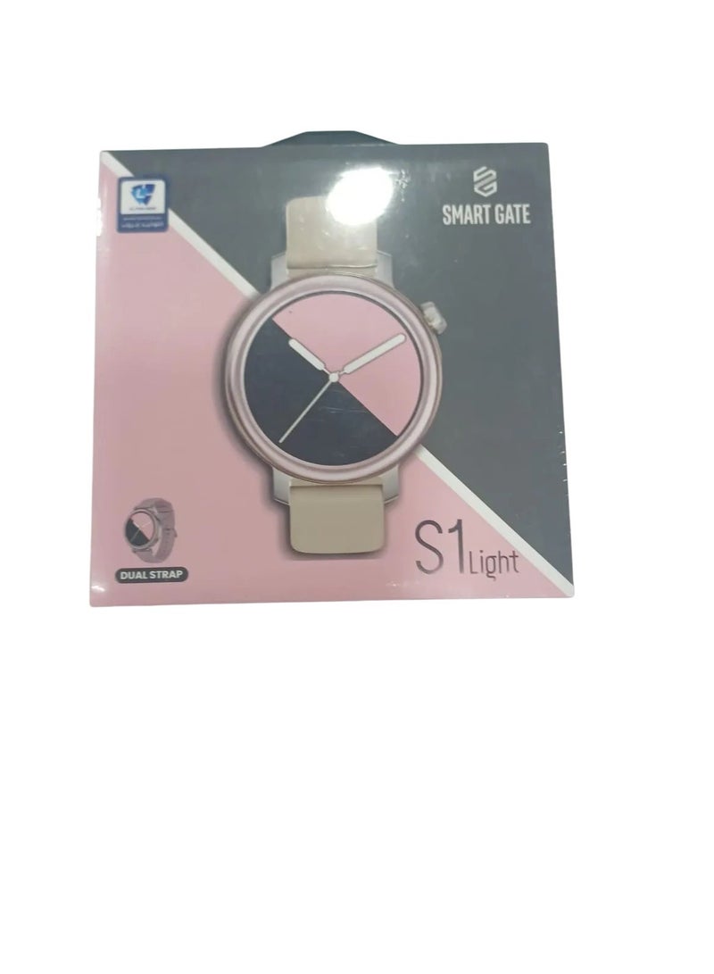 Smart Gate SGW-S1LPNK Smart Watch, 1.32 Inch AMOLED Display, IP68 Standard, Compatible with iOS and Android, 250mAh Battery, Pink. - Image 2