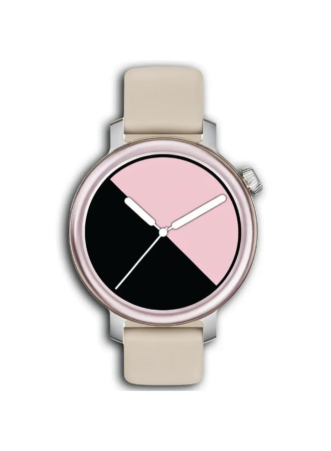 Smart Gate SGW-S1LPNK Smart Watch, 1.32 Inch AMOLED Display, IP68 Standard, Compatible with iOS and Android, 250mAh Battery, Pink. - Image 1