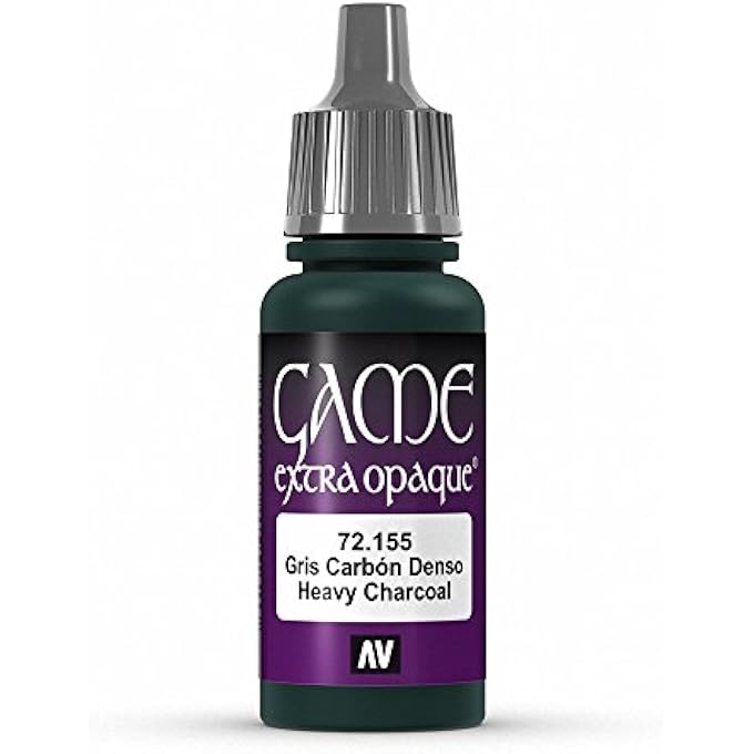 72.155 EXTRA OPAQUE GAME COLOR 17 ML, HEAVY CHARCOAL