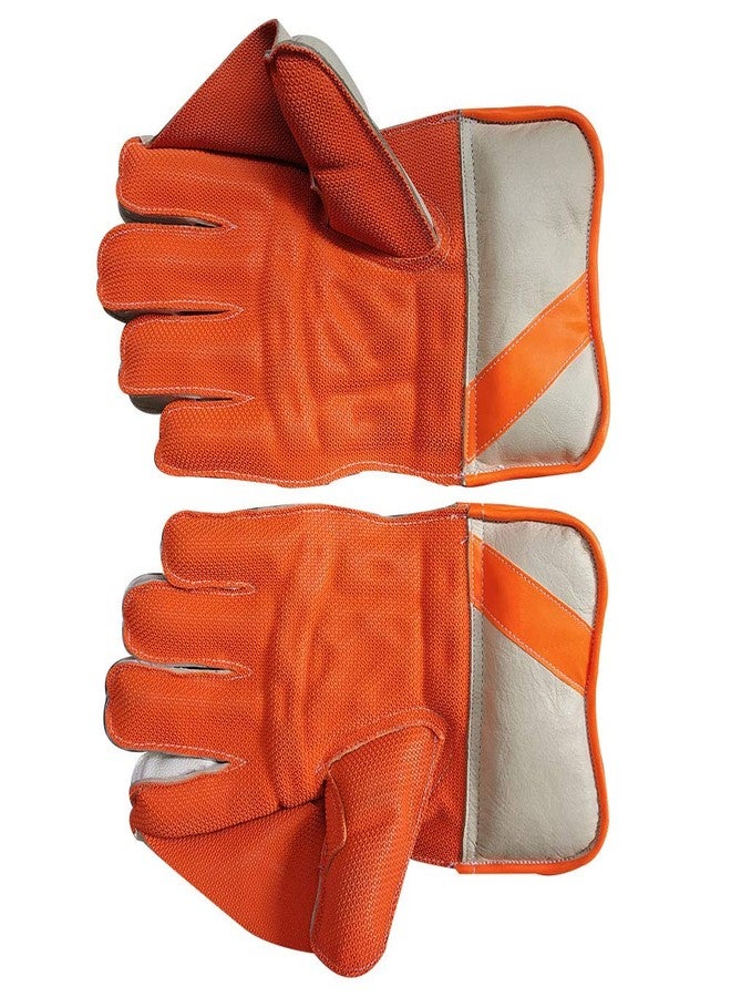 JetFire Match Wicket Keeping Gloves Wicket Keeping Gloves (L, Orange) - Image 4