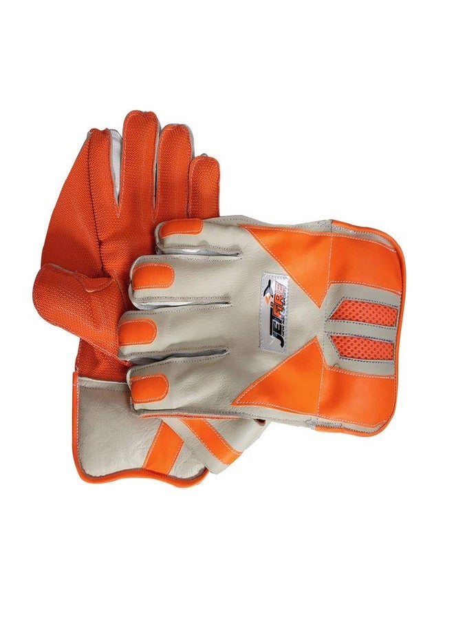 JetFire Match Wicket Keeping Gloves Wicket Keeping Gloves (L, Orange) - Image 5