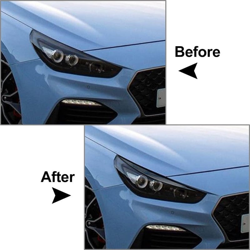 DEMULAX Car Headlight Eyelid Trims for Hyundai i30 MK3 - Image 3