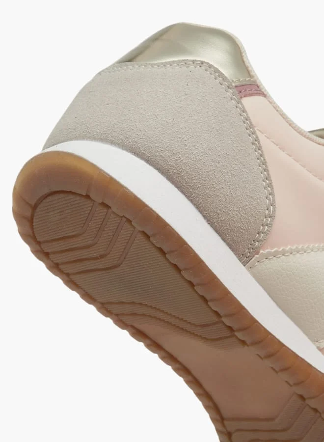 Dash Women's Colourblock Sports Shoes with Lace-Up Closure