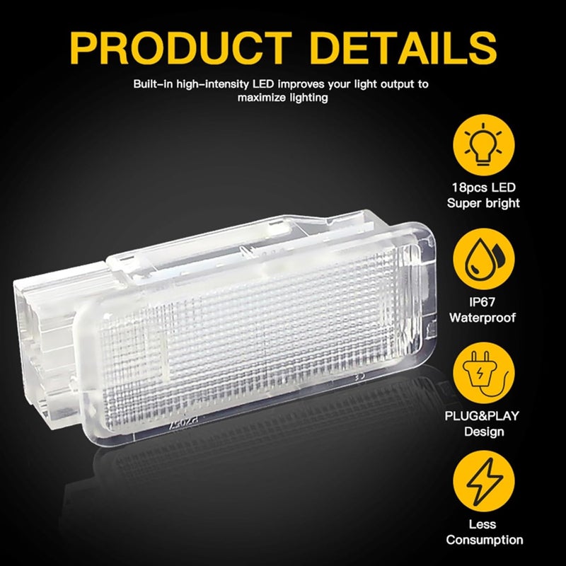 Wivplex LED Footwell and Glove Box Light Lamps for Peugeot - Image 2