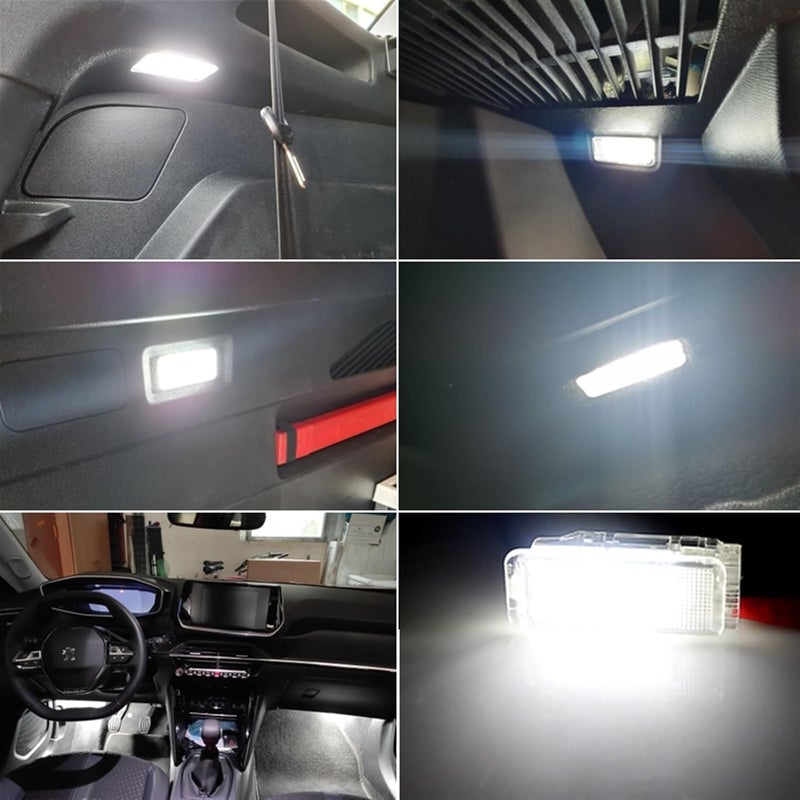 Wivplex LED Footwell and Glove Box Light Lamps for Peugeot - Image 5