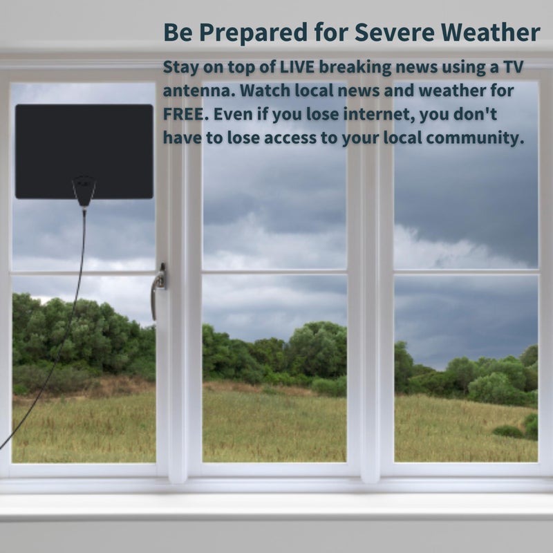 Antennas Direct ClearStream Flex Amplified Indoor TV Antenna, UHF VHF, Multi-Directional, Reversible, 50+ Mile Range â€“ w/Jolt Switch Amplifier - Image 4