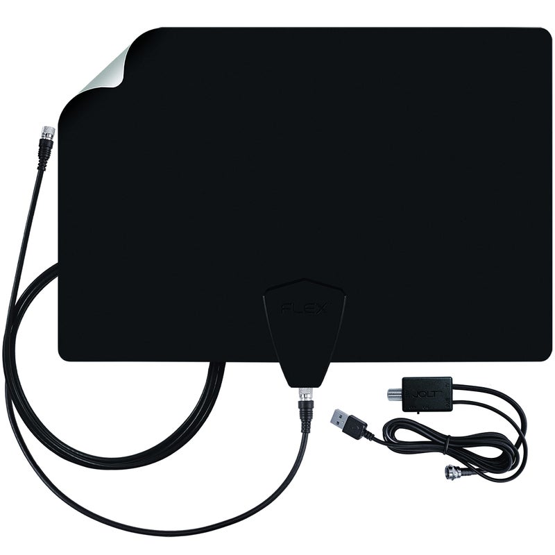 Antennas Direct ClearStream Flex Amplified Indoor TV Antenna, UHF VHF, Multi-Directional, Reversible, 50+ Mile Range â€“ w/Jolt Switch Amplifier - Image 1