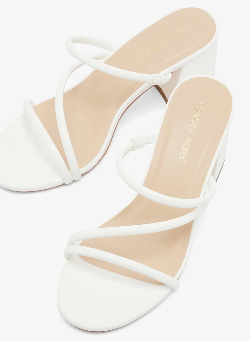 London Rebel  Charlotte Multi Strap High-Heel Sandals for Women | Best Price UAE
