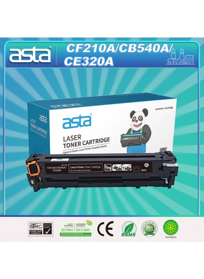 ASTA 1415 Toner CE320A 128A Universal CB540A CF210A Color Toner Cartridge Compatible For HP Laser Jet CP1525n CP1525nw CM1415fnw Printer Replacement Consumable Office CE C E 320 128 A - Image 1