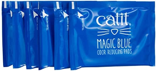 Catit Magic Blue Cat Litter Box Air Purifier, Refill Pads - Image 3