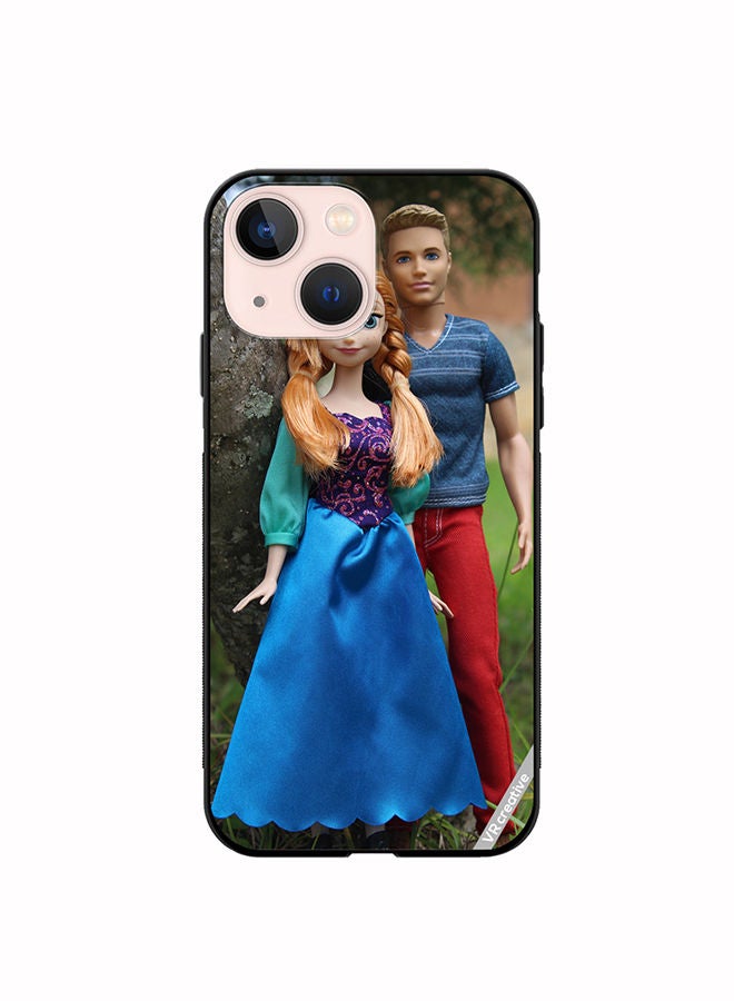 VR CREATIVE Protective Case Cover For Apple iPhone 13 mini Barbie With Boy Design Multicolour - Image 1