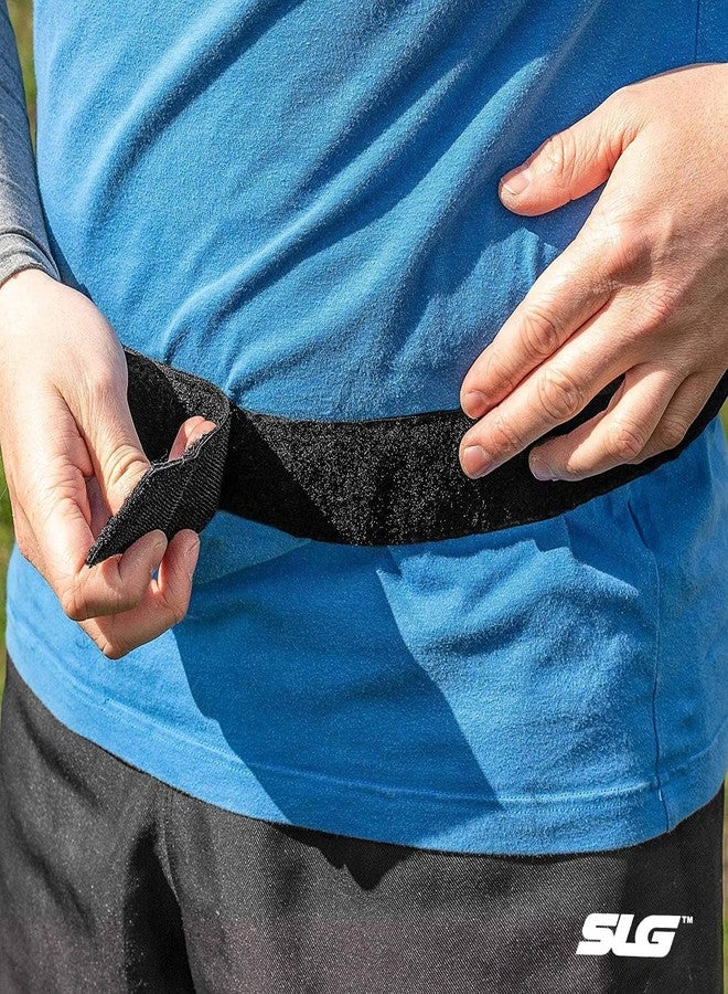 SLG Rugby Tag Belt Moveable (Black) with Carry Bag | Adjustable Tag Rugby Belt for Training, Practice & Sports Games - Image 3