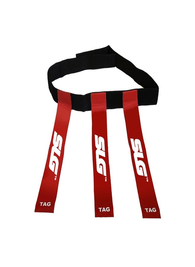 SLG Rugby Tag Belt Moveable (Black) with Carry Bag | Adjustable Tag Rugby Belt for Training, Practice & Sports Games - Image 1