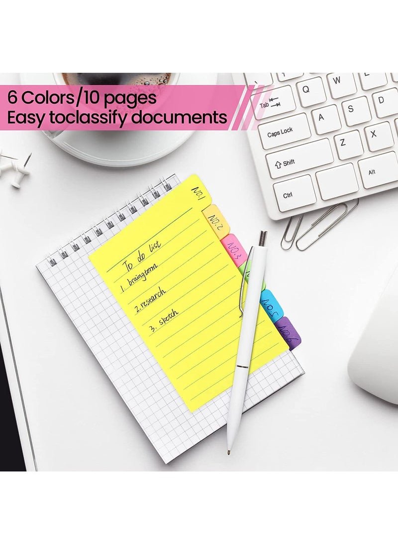 Y&D 20 Pack Tear Off Notebooks Tear Off Daily Notebooks Simple Six Color Notebooks Student Meeting Notebooks  - Image 4