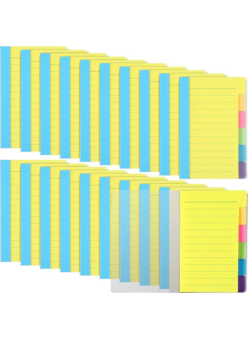 Y&D 20 Pack Tear Off Notebooks Tear Off Daily Notebooks Simple Six Color Notebooks Student Meeting Notebooks  - Image 1