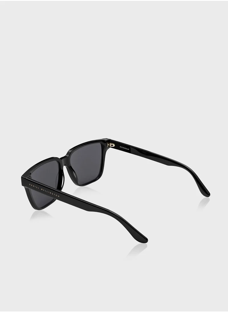 DANIEL WELLINGTON Rectangular Oversized Sunglasses
