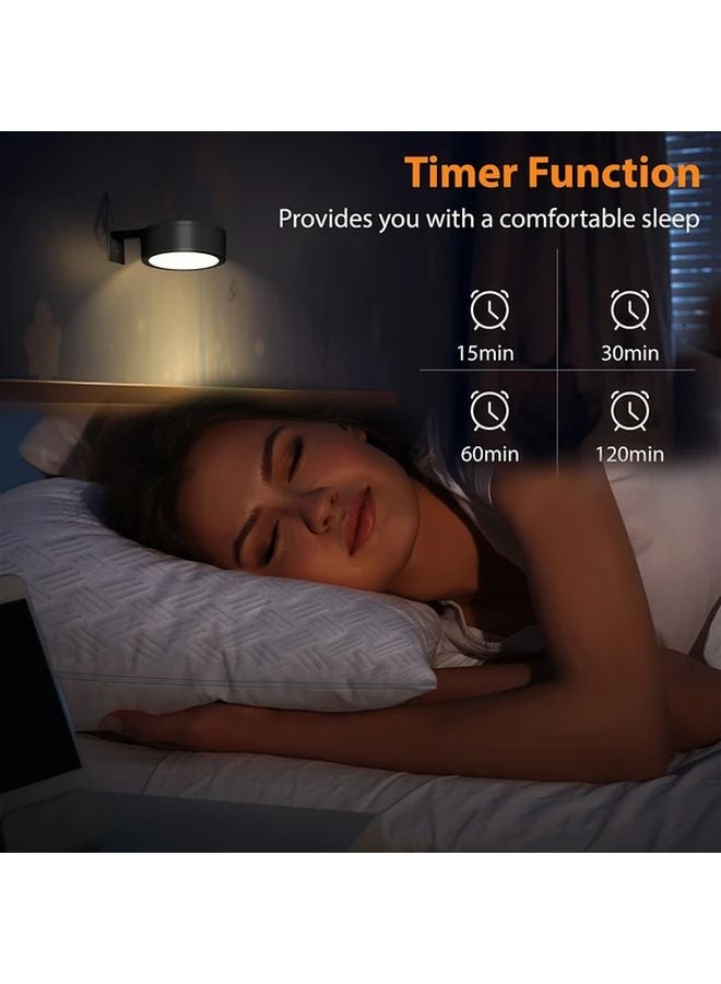 3 Pack Black Wireless LED Picture Lights Dimmable With Remote Timer 3 Modes - Image 4